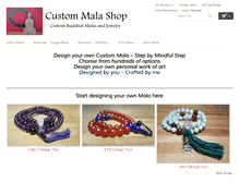 Tablet Screenshot of custommalashop.com
